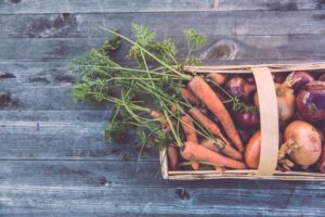 carrots, fresh picked vegetables, gardening for beginners